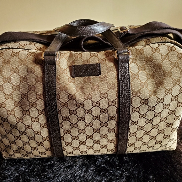 Gucci Monogram Boston Duffel Bag👜 - Picture 6 of 16